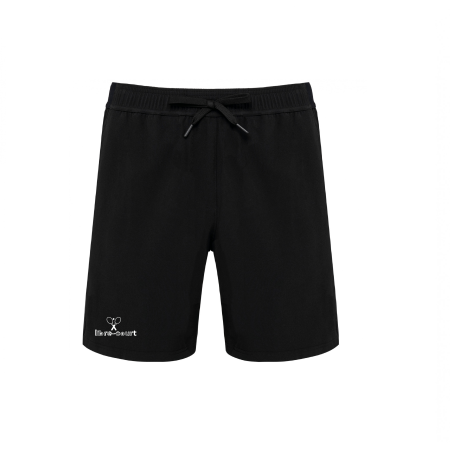 Sports shorts - black-white