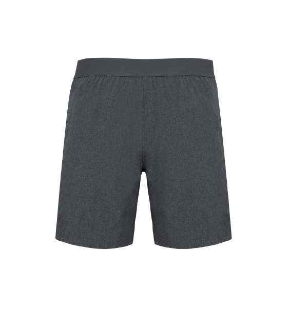 Short polyester gris foncé chiné